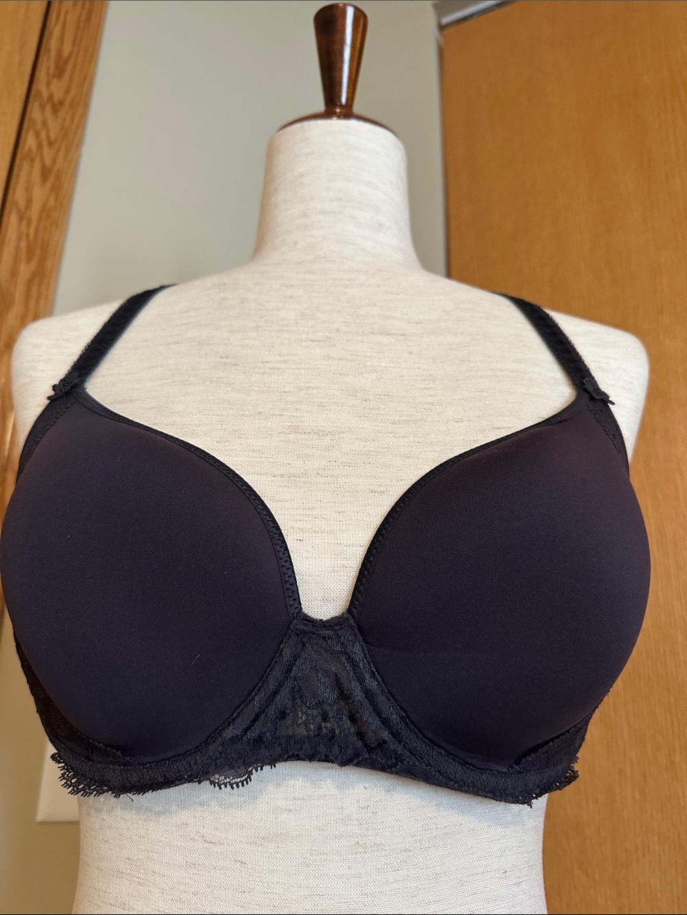 Simone Perele Graphite  Lace Underwire T-Shirt Bra - 34DD